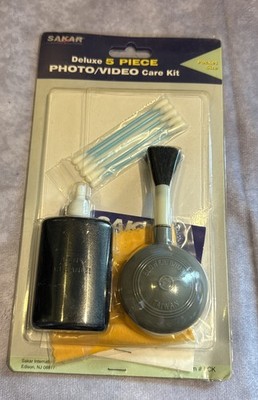 Sakar Deluxe 5 Piece Photo/Video Care Kit New In Package