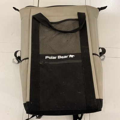 Polar Bear Silver Lined Cooler Backpack Soft Sided Insulated Handle Compartments