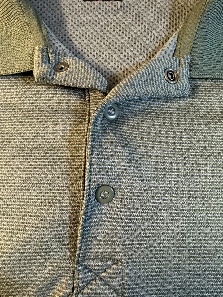 The North Face Men's Horizon Polo Olive Green 2019 Snap Buttons Outdoors Sz XXL - Image 4 of 4