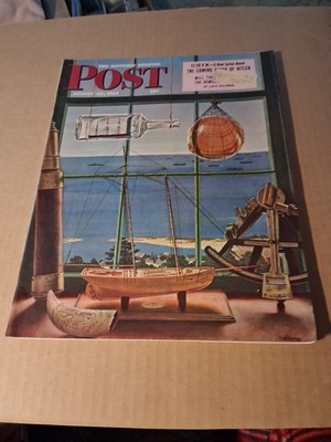 AUGUST 26 1944 SATURDAY EVENING POST  CONVOY COVER BY JOHN ATHERTON