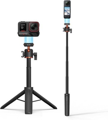 Stativ für Insta360 X5 ACE Pro 2, 21 Zoll Selfie Stick mit Schnellwechsel & K...