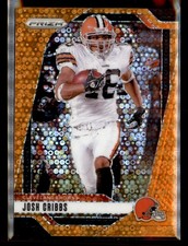 2024 Panini Prizm #72 Josh Cribbs Orange Disco Prizm