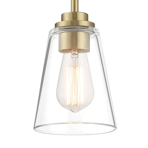 Designers Fountain 95730 Westin 5"W Mini Pendant - Gold - Picture 7 of 8