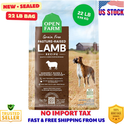 Open Farm Grain-Free Dry Dog Food Pasture-Raised Lamb Recipe 22 lb