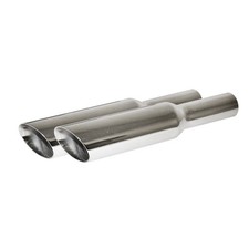 Baffled Exhaust Tips Diagonal Cut For Beetle Muffler Dunebuggy Vw