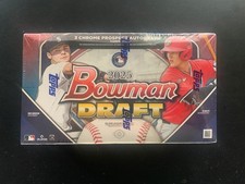 2025 Bowman Draft Baseball Factory Sealed 12 Pack Jumbo Hobby Box