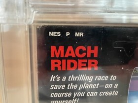 Mach Rider NES / WATA 7.0 CIB / 5 Screw Hangtab Round SOQ No REV A (Nintendo)