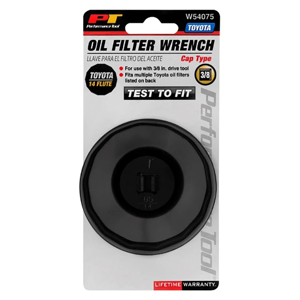 Ferramenta removedora de soquete de copo chave filtro de óleo para Toyota Lexus 64MM 14 flautas - Imagem 3 de 4