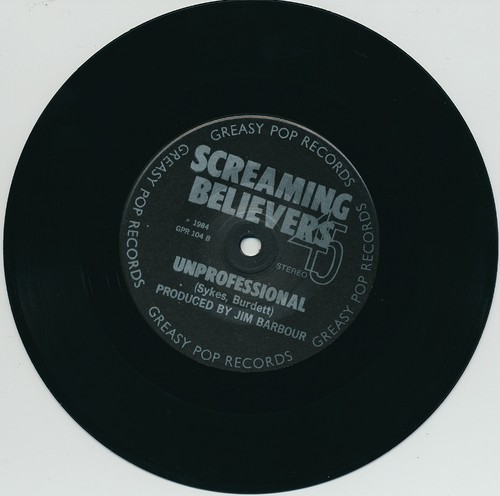 RARE! SCREAMING BELIEVERS,MY EYES/UNPROFESSIONAL, AUS PIC SL. 7"45rpm, M- - Picture 4 of 4