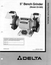 Delta 5 Inch Bench Grinder Model 23-580 