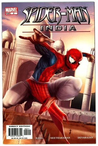Spider-Man: India #2 NM 9.4 2004 Jeevan J Kang Cover