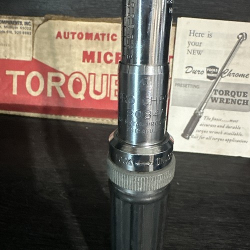 Vintage DURO CHROME 8084A Micrometer Torque Wrench - Picture 4 of 9