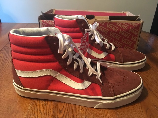 vans sk8 hi burnt olive