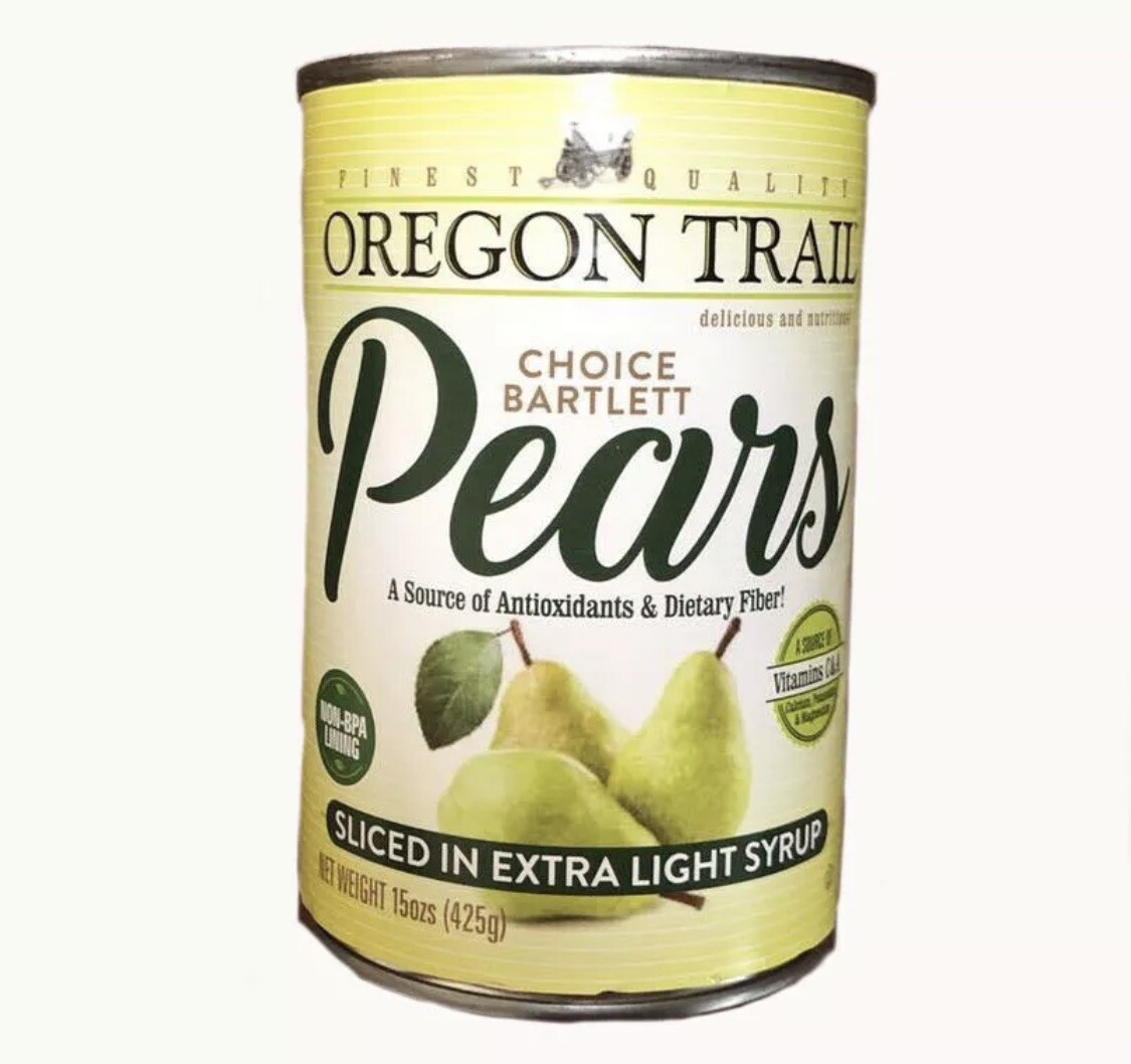 Pears 15 oz (425g) Oregon Trail 2 can eBay