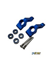 rc car traxxas 1/10 scale slash stampeded rustler 2wd rear hubs upgrade blue