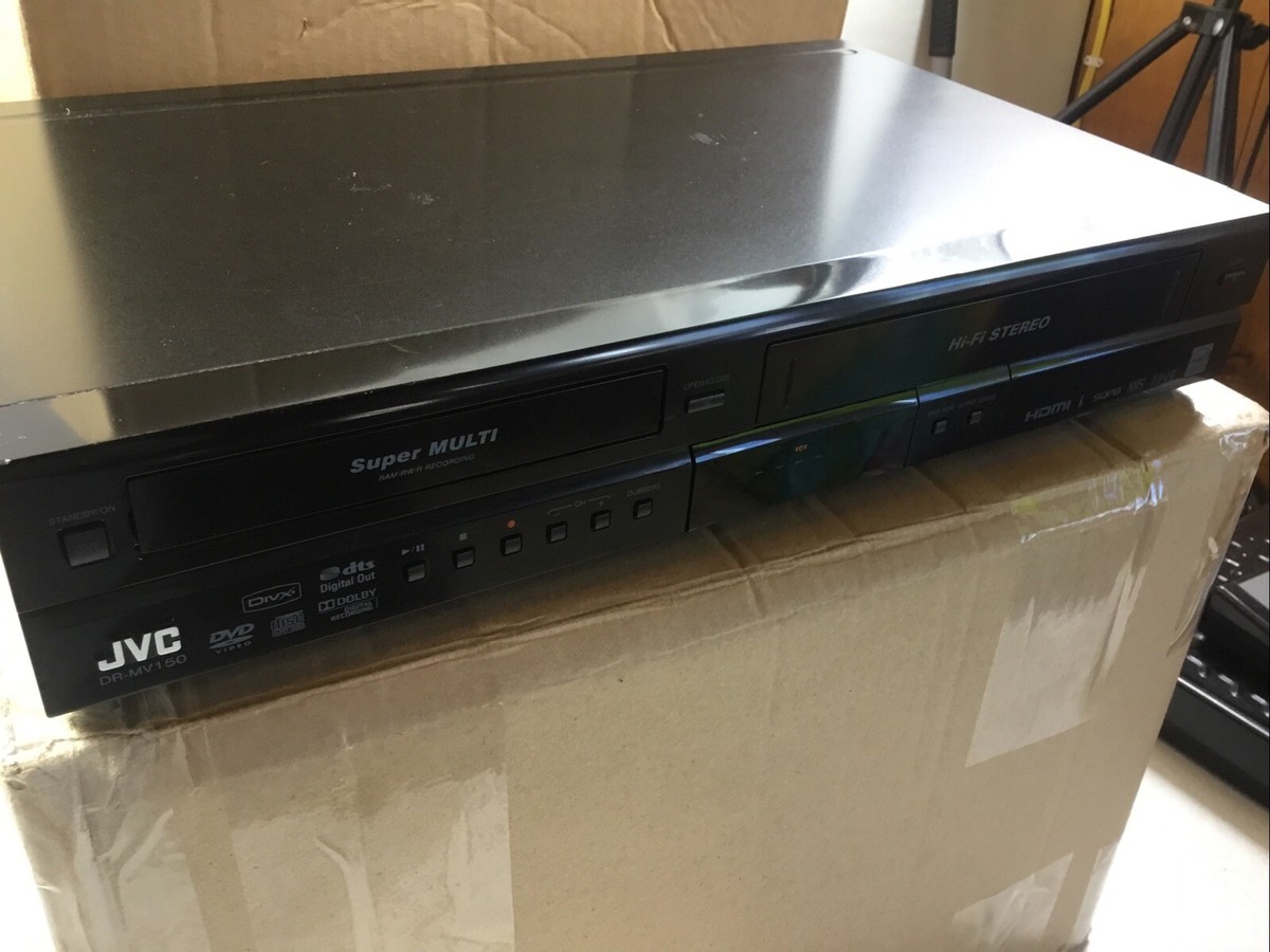 JVC DR MV150 VCR Player Super Multi Hi Fi Stereo DVD CD Recorder