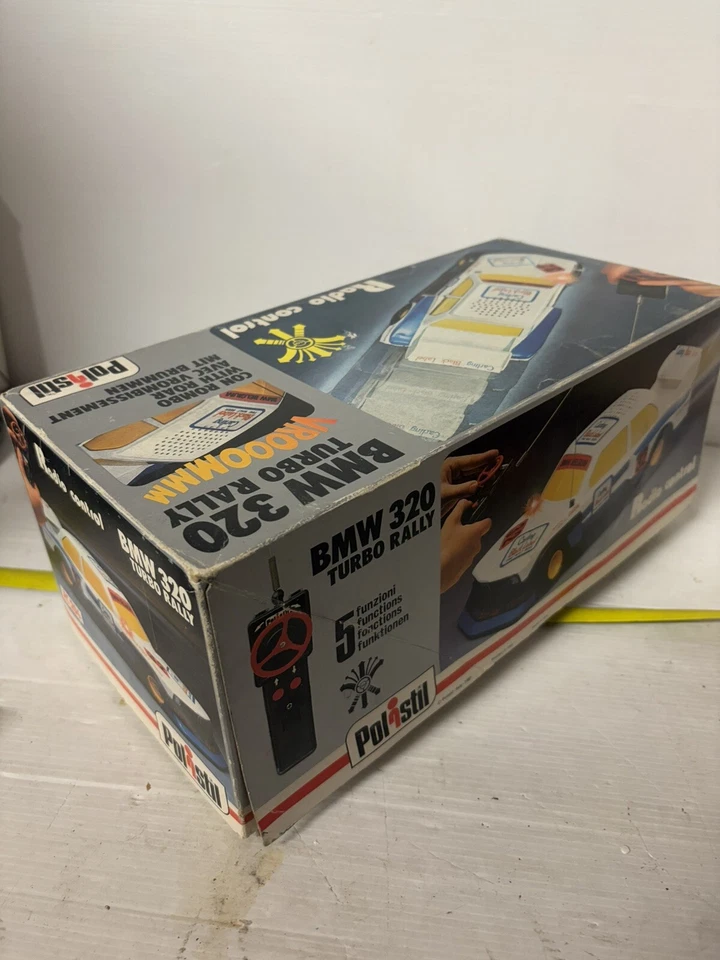 POLISTIL BMW 320 TURBO RALLY TESTATA FUNZIONANTE VINTAGE RC !!!! - Immagine 2 di 4