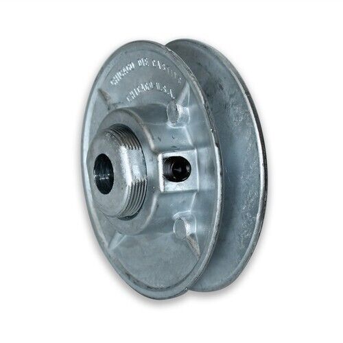 Polea de velocidad variable fundida a presión Chicago 325 V 3 1/4"" 1/2"" diámetro ranura en V - Imagen 3 de 5
