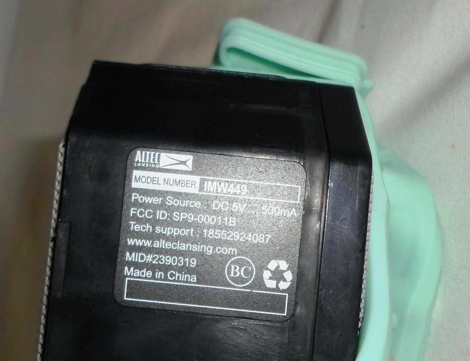 altec lansing imw449