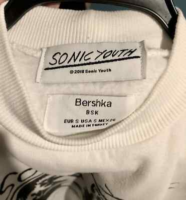 Licensed Official 2018 SONIC YOUTH Goo X BERSHKA Sweatshirt 
