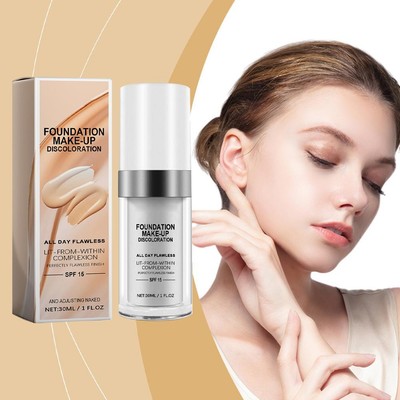 Colour Changing Foundation Concealer Makeup Change Skin Tone  