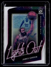 2020-21 Panini Donruss Optic James Harden Lights Out #1 Brooklyn Nets