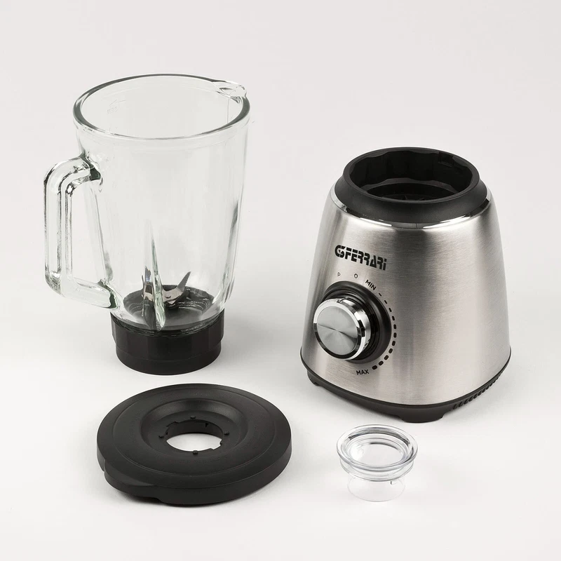Frullatore Mixer Potente 1300 Watt con Vetro 1,5 Litri 6 Lame Inox per Ghiaccio, fotografia 11 di 14