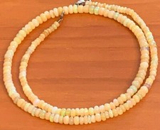 Selten schönes Champagner Velo Opal, Collier ca 35-40 ct mit 925 Silberschließe