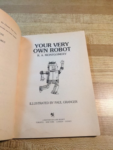 Choose Your Own Adventure #4 Your Very Own Robot Montgomery 1982 CYOA - Picture 7 of 11