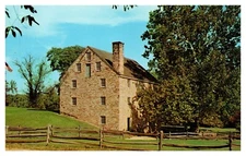 Mount Vernon VA George Washington's Grist Mill Exterior View Chrome Postcard