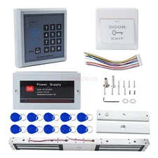 Proximity RFID Card Access Control System Kit Electric Magnetic Door Lock