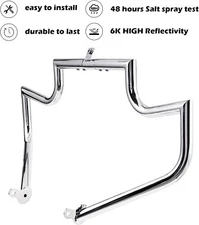 Engine Guard Highway Crash Bar Touring Harley Road King Ultra Glide 1.5'' 09-23