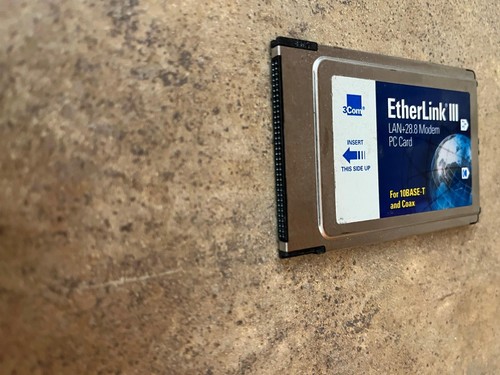 3COM ETHERLINK PCMCIA ETHERNET LAN + MODEM PC CARD 3C562B/3C563B N5-4(5) - Picture 4 of 4