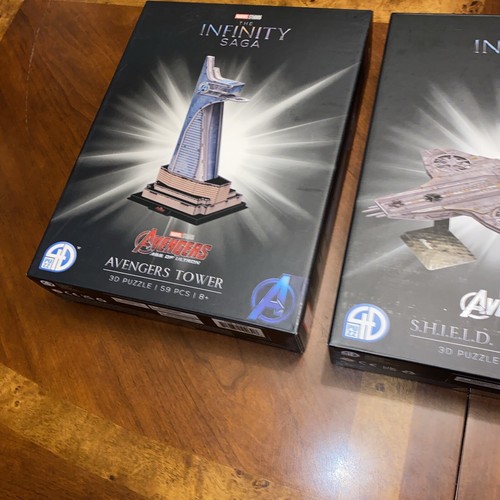3D Cityscape 3D Puzzle Marvel - S.H.I.E.L.D. Helicarrier (220 Pieces) New 51035 - Picture 3 of 6