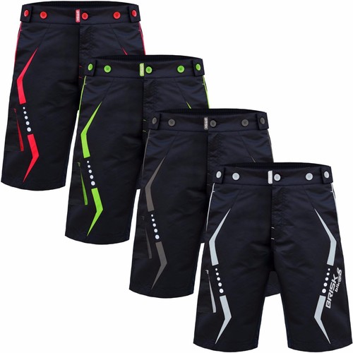 Pantaloncini da bici Brisk MTB Ciclismo Mountain Bike modello 4 | eBay