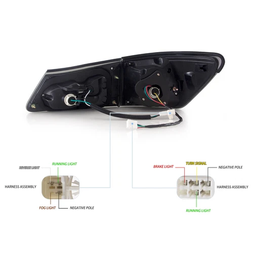 VLAND Clear LED Headlights + Red Tail Lights For Lexus IS250 350 ISF 2006-2013 - Picture 15 of 15