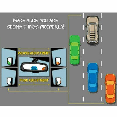 Car Mirror Glass With Adhesive For VOLVO S60 S80 V70 2004 2006