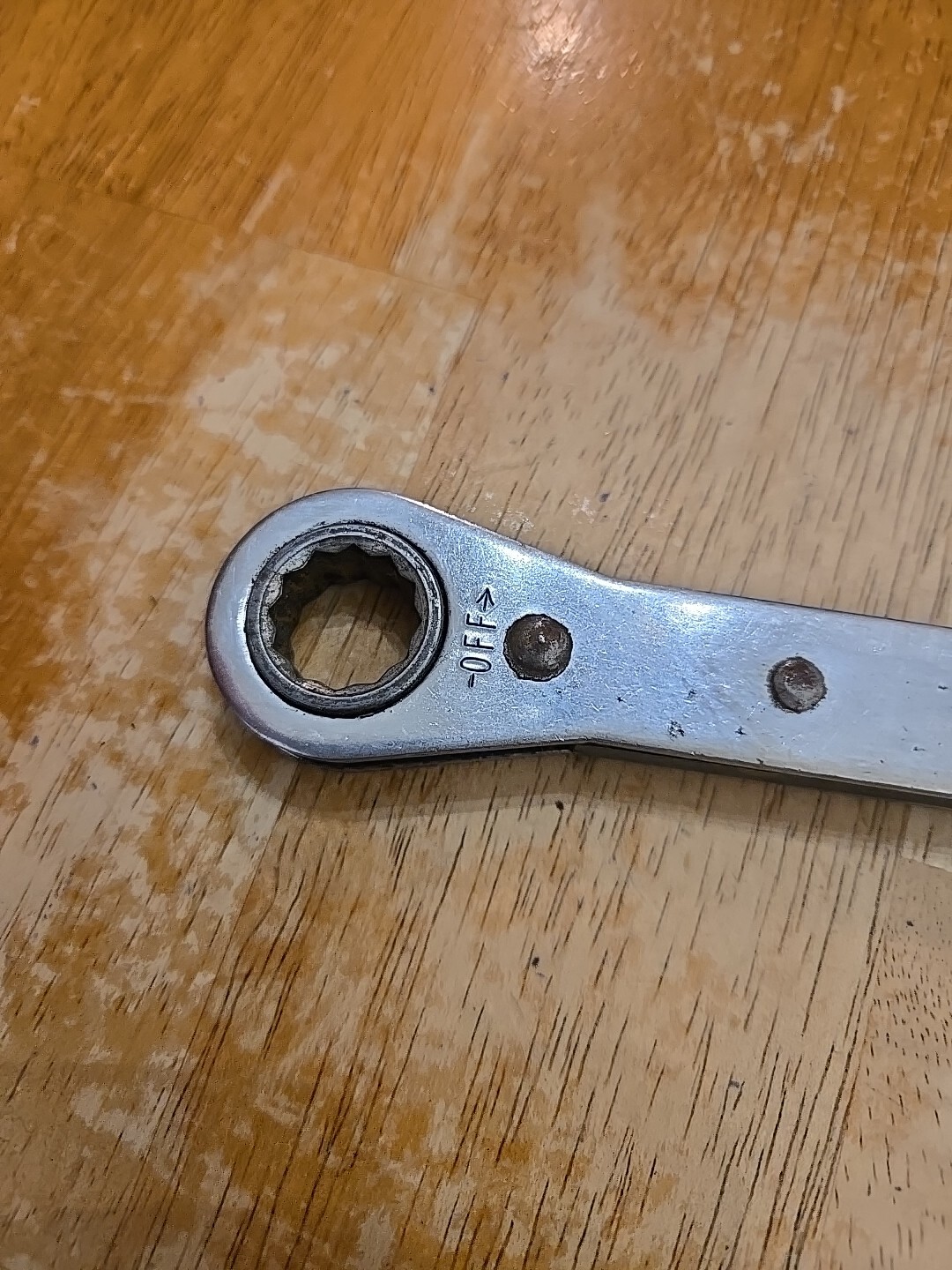 Matco Tools 15MM-17MM 12PT Chrome Ratcheting Box End Wrench Ugly ...