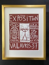 PABLO PICASSO + 1964 SIGNED SUPERB PRINT FRAMED 14 X 11IN. + LIST $695