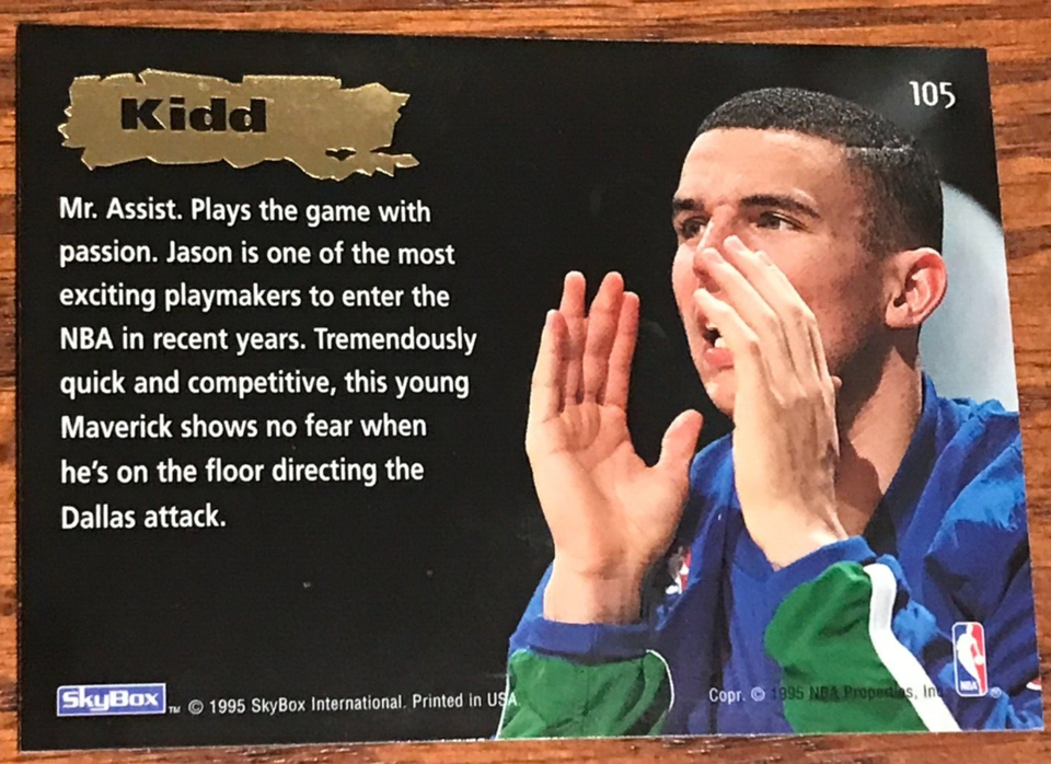 1994-95 FLEER EMOTION BASKETBALL JASON KIDD ROOKIE CARD RC-SEP552 | eBay