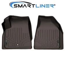 SMARTLINER Custom Fit Floor Mats 1st Row Cocoa 2007-2017 Traverse Enclave Acadia