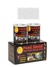 Pond Armor CLEAR-QT-R Pond Shield Epoxy Liquid Liner-1.5 Quart Clear, Waterproof