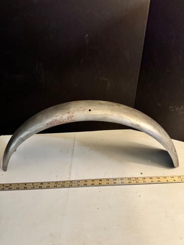 Vintange Honda 305 Scrambler CL77 Front Fender 6 Hole Steel CL72 250 1965 1966 - Picture 5 of 6