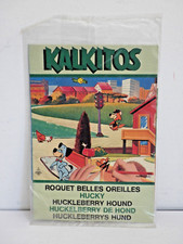 Décalcomanies Kalkitos vintage - Hanna Barbera Huckleberry Hound - NEUF