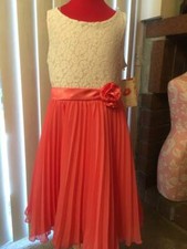 New Girls Dress sz 12 Sweet Heart Rose