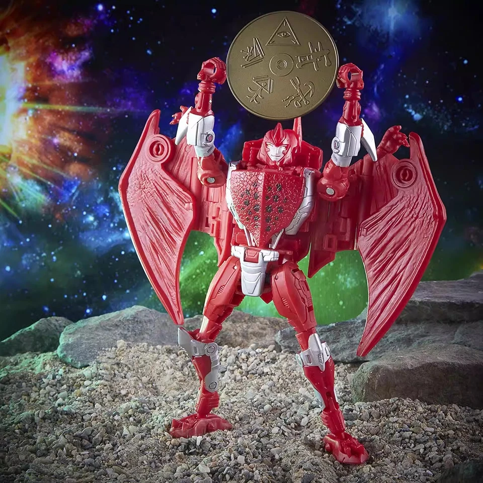 New Transformers Terrorsaur Maximal Kingdom Hasbro Golden Disk Action Figure Toy - Image 3 of 4