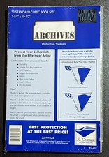 50 E. Gerber Standard Age Comic Book  7 1/4 " x 10-1/2" Mylar Archives 725R