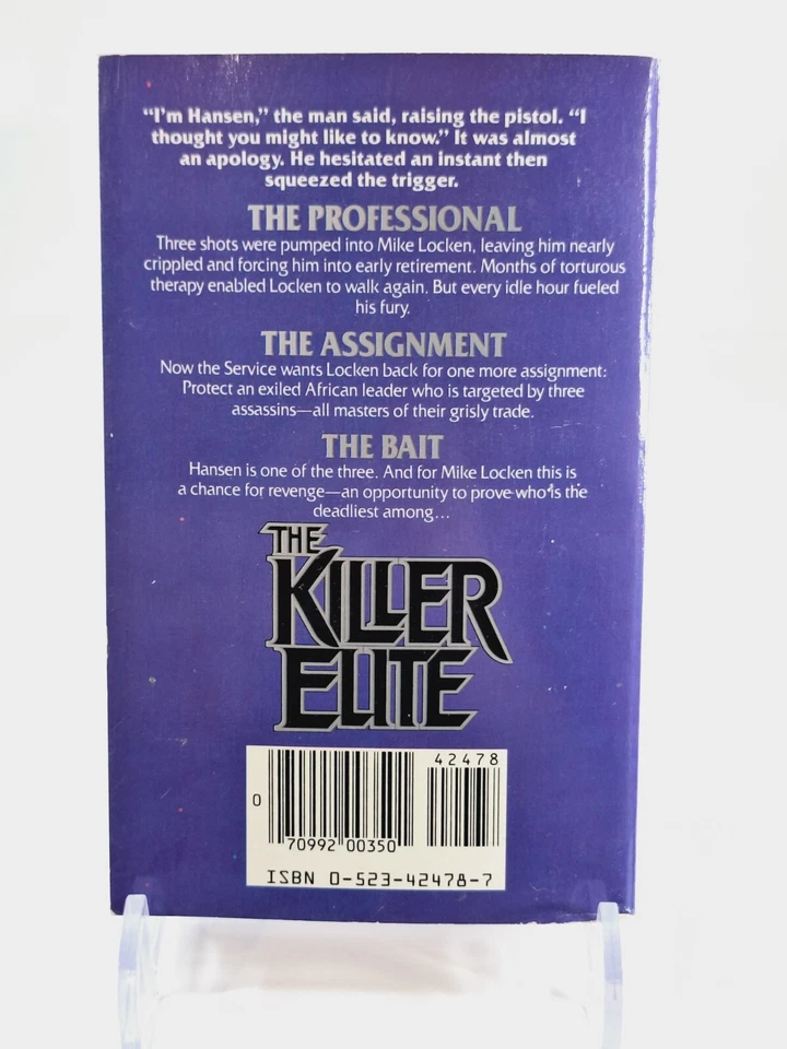 The Killer Elite by Robert Rostand PB Paperback 1985 Foto 4 de 4