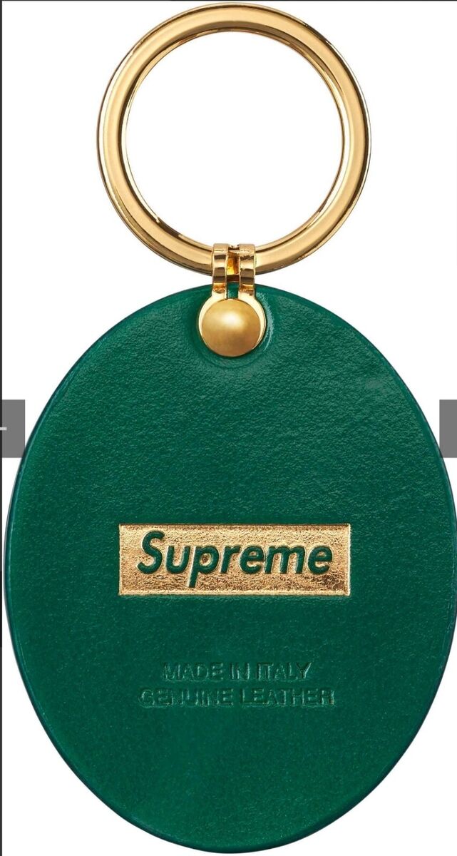 Supreme Guadalupe Leather Keychain Green Made In Italy | eBay Supreme Guadalupe Leather Keychain Green Made In Italy | eBay