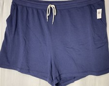 Old Navy Stretch Tech Plus Size Shorts 4  Inseam High Rise Blue 4X Women  s NWT